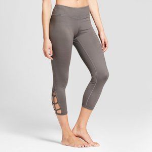 JoyLab Comfort Crop Lattice Mid-Rise Leggings